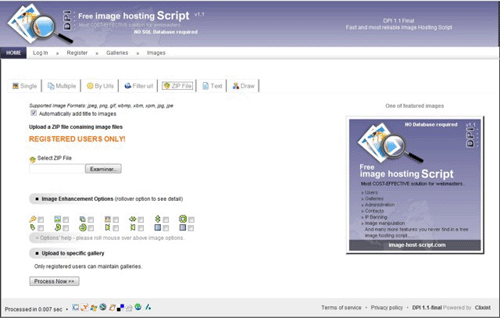 Image hosting Site Script