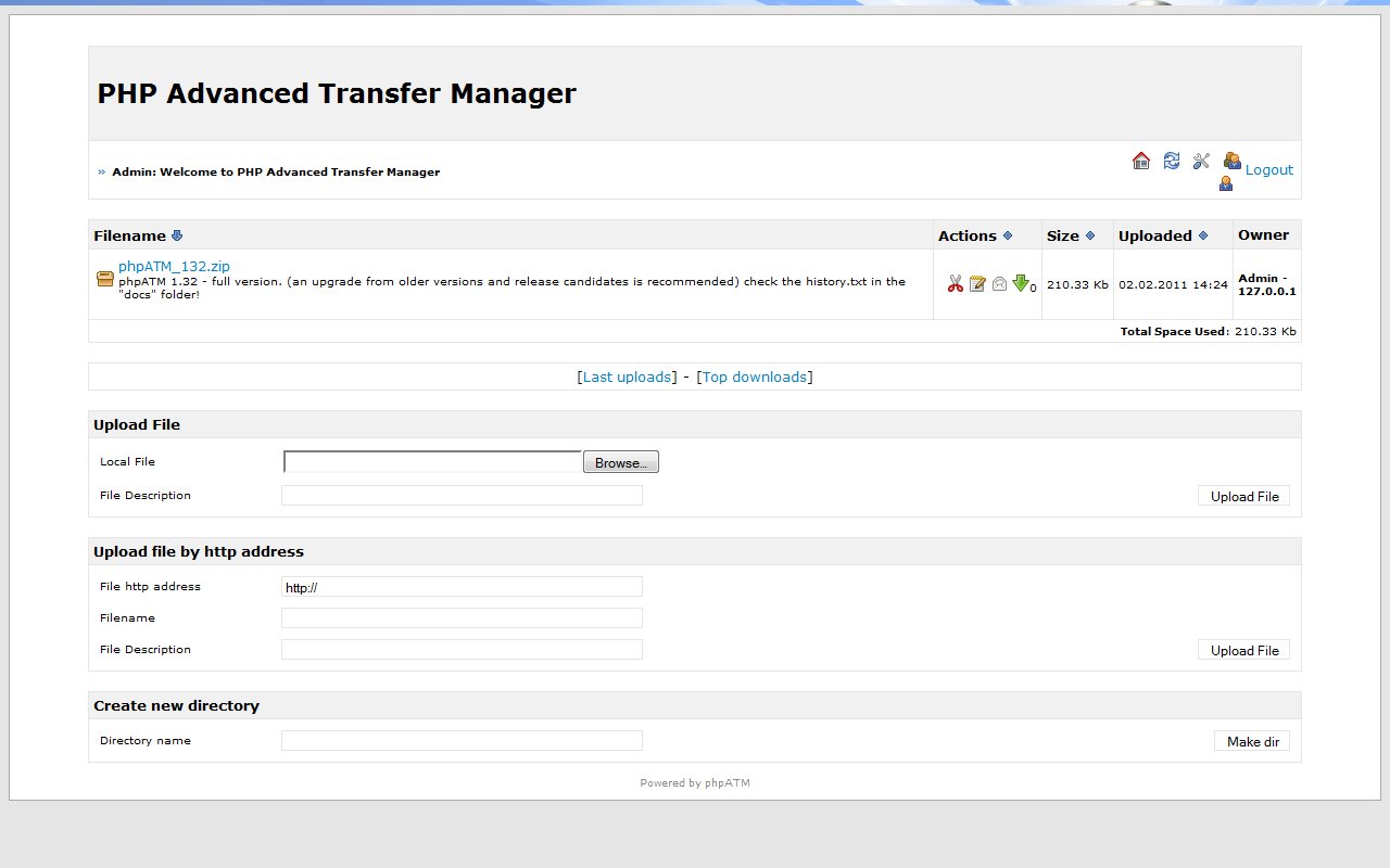 PHP Advanced Transfer Manager