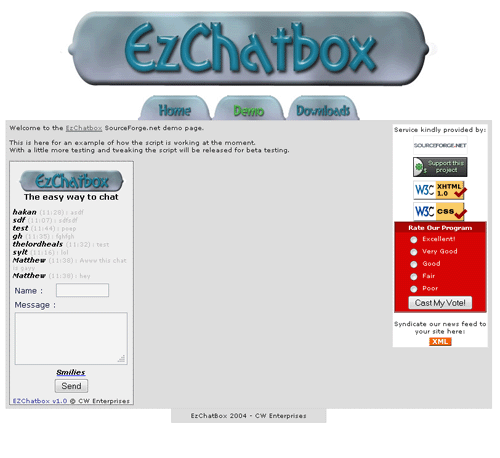 Ez Chat Box  1.0