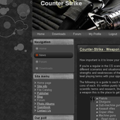 Counter Strike uCoz Template